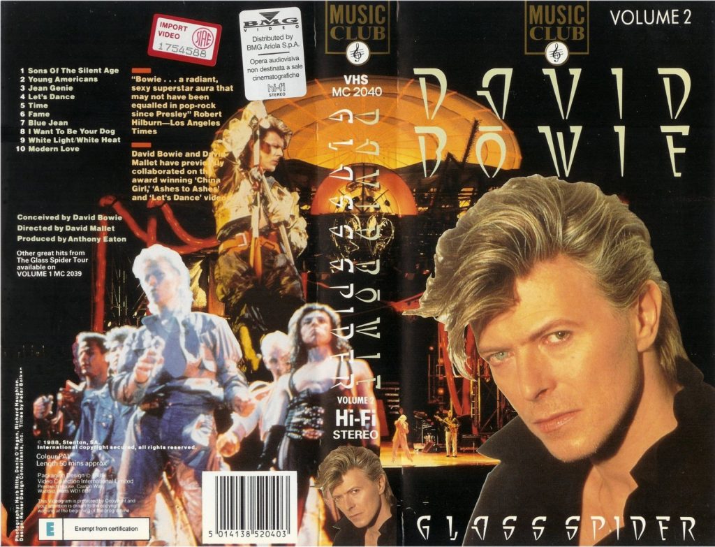 Joyas en VHS: Bowie en España y en «La Tarde» (Aviador Dro es lo de menos)